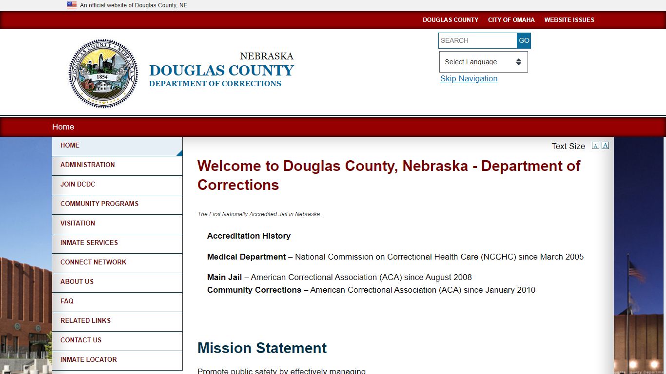 corrections.dccorr.com